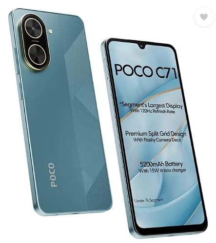 POCO C71, Cool Blue (4GB, 64GB)