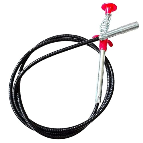 Zestzen Stainless Steel Drain Pipe Cleaning Spring Stick, Hair Catching Claw Wire, Sink…