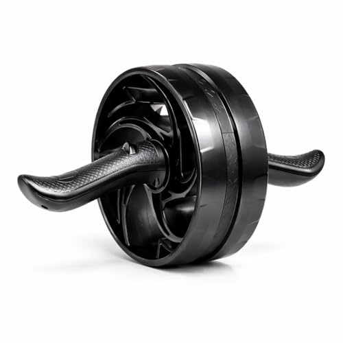 Amazon Basics Ab Roller with Non-Slip Handles | Wheel Exercise Equipment for Core Stren…