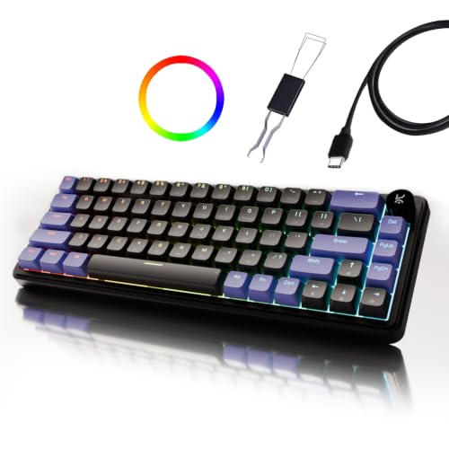 Kreo Hive 65 Wired Mechanical Gaming Keyboard | 65% Layout | Gasket Mount | Metal Volum…