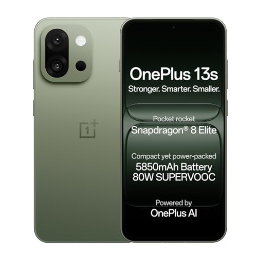 OnePlus 13s | Snapdragon® 8 Elite | Smarter with OnePlus AI | Lifetime Display Warranty…