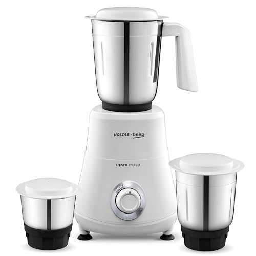 Voltas Beko, A Tata Product Powerfull 500 W Mixer Grinder with GrindX Technology (G5003…