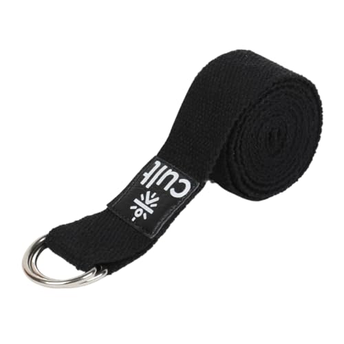 Cult Yoga Stretch Strap 8 Feet – Premium Cotton Yoga Belt for Stretching, Pilates, Fitn…