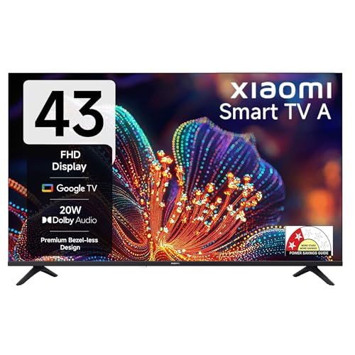 Xiaomi (108 cm) 43 inch A FHD Smart LED | Google Assistant | Chromecast Built-in | Meta…
