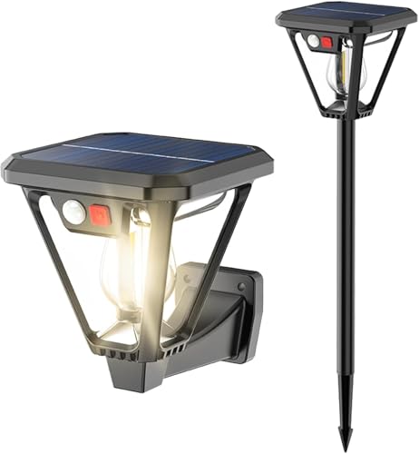 WIDEWINGS Plastic, Abs Solar Lights Outdoor with Motion Sensor with 3 Lighting Modes, G…