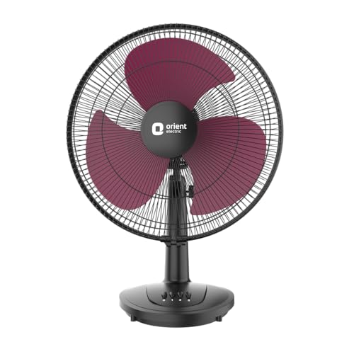 Orient Electric 400 mm Table 77 | High Speed Table Fan for Home|100% Copper Motor with…