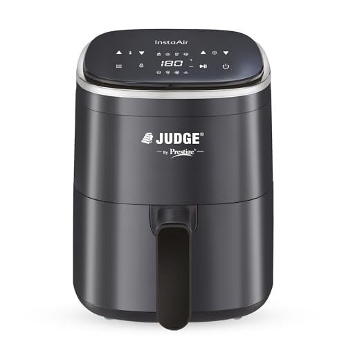 Judge by Prestige InstaAir Digital 4L Air Fryer | 80% less Oil Consumption | Air Fry, G…