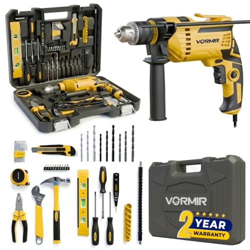IBELL VORMIR TD13-120 650W Professional Tool Kit with Impact Drill– 13mm Chuck, Copper…
