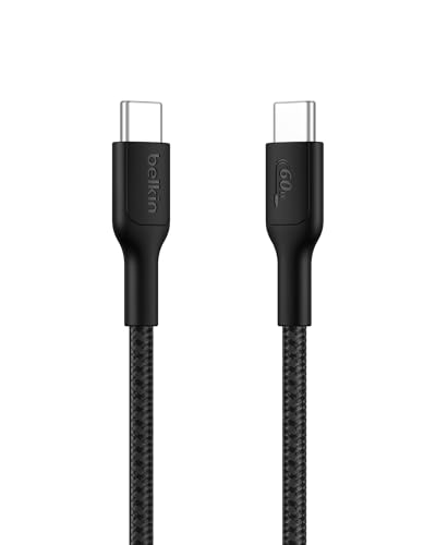 Belkin Apple Certified USB-C to USB-C Braided Nylon Cable 1M | Fast Charging Cable | Ty…