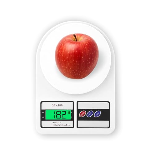 CRAE SF-400 Digital Kitchen Weighing Scale | 10Kg x 1g Precision | 1 year (6+6 months)…