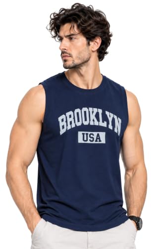 JUARI BE A GENTLEMAN Men's Sleeveless Tank Top Premium Cotton Blend Gym Vest | Casual S…