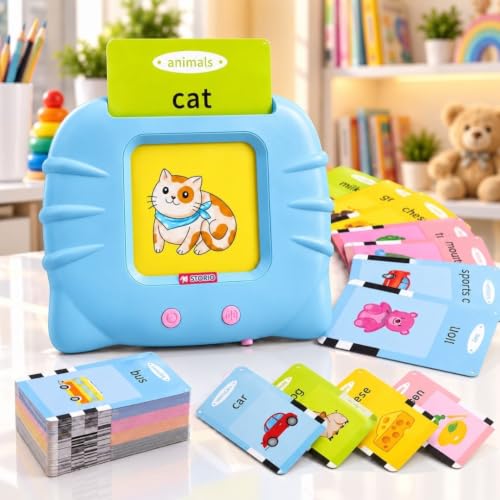 Storio Montessori Talking Flash Cards for Kids 2-5 Years | Rechargeable Educational Lea…