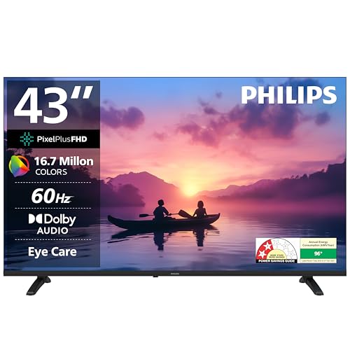 PHILIPS 108 cm (43 inches) 6100 Series Frameless Full HD Smart LED Google TV 43PFT6130/…