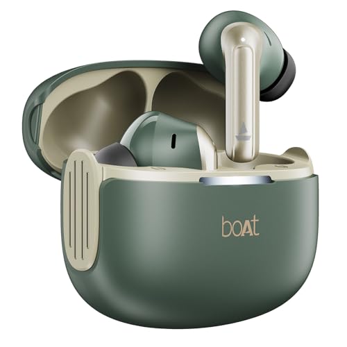 boAt Airdopes 219, 4Mics ENx, 40H Battery, Best in Segment for Calling, App Support, Bl…