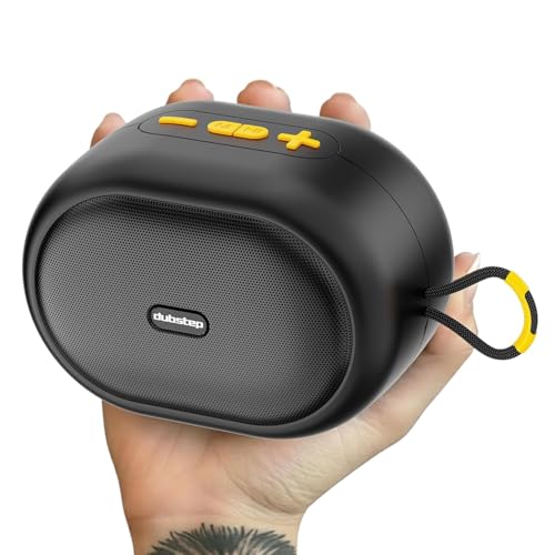Dubstep Pop 1200 Portable Bluetooth Speaker | 12W Loud Sound, Deep Bass with XBASS, 16…