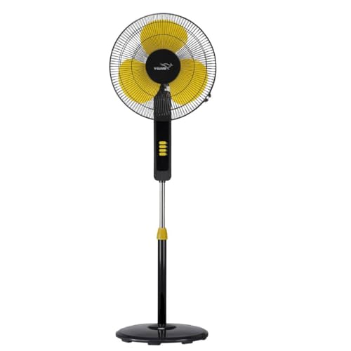 V-Guard Esfera STS Plus Neo 2-in-1 400mm Pedestal&Table Fan|Yellow Black