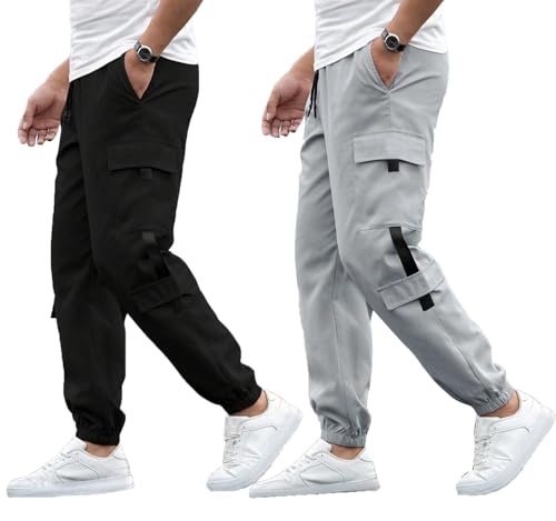 Lymio Track Pant for Men || Regular Fit || Track Pants || Full Elastic Jogger Track Pan…