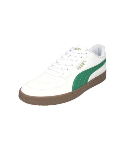 PUMA , Unisex-Adult, Court Curves, White-Archive Green-Gum, Sneaker, 7UK, (40608801)