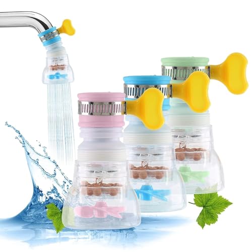 Rukshv Adjustable Rotating Water Saving Nozzle Shower Head Faucet Multiple Types of Out…