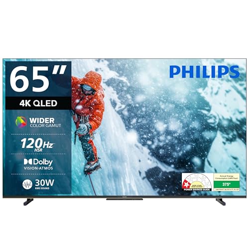 PHILIPS 165 cm (65 inches) 8100 Series 4K Ultra HD Smart QLED Google TV 65PQT8100/94