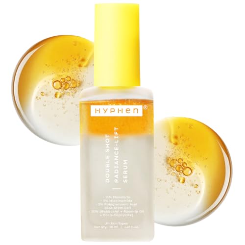 Hyphen 18% Brightening + 20% Collagen Face Serum | Double Shot Serum with 11% Mandarin…