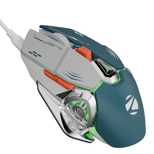 Zebronics Transformer M Plus Wired Gaming Mouse, Up to 12800 DPI, 6 Buttons with a 6-Le…