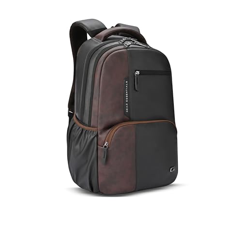Gear Vintage 2 Faux Leather(Without Antitheft) 19"/34L Large Water Resistant Laptop Bac…