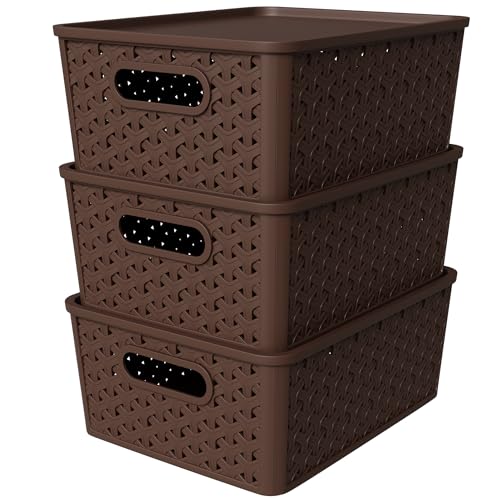 TEX-RO Storage Box and Organisers - Multi-Purpose Plastic Box for Storage Organiser Box…