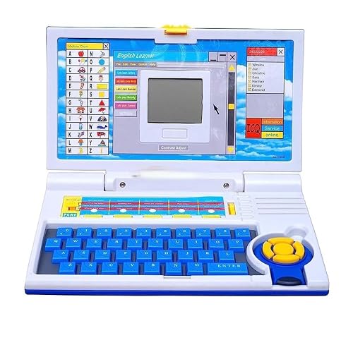 Cable World® Educational Laptop Computer Toy for Kids Above 3 Years - 20 Fun Activity L…