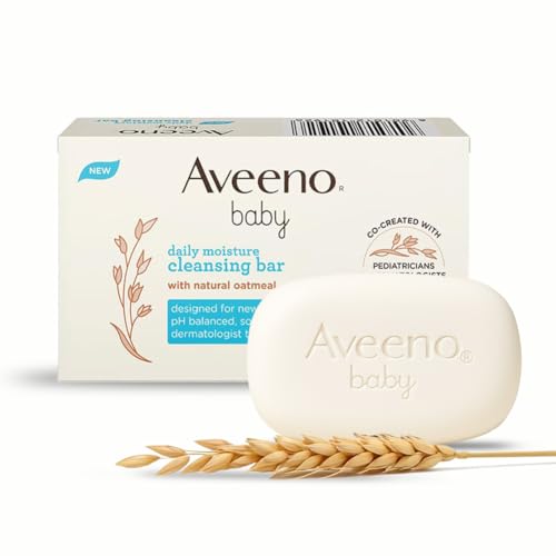 Aveeno Baby Daily Moisture Cleansing Bar 75g | With natural Oatmeal, Glycerin and Shea…