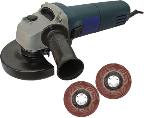 Inditrust Dumdaar 1pc DM 950W Electric angle grinder machine with Flap 2pc wheel set (B…