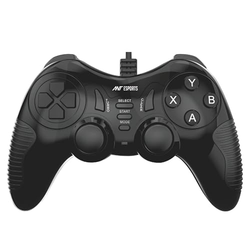 Ant Esports GP130 Wired Gamepad for PC, PS3, Android TV, Laptop – Dual Vibration USB Co…