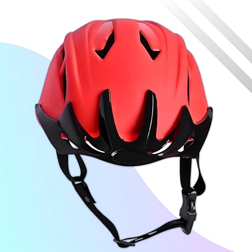 TT Adjustable Cycling Helmet, Black/Red, Adults and Kids