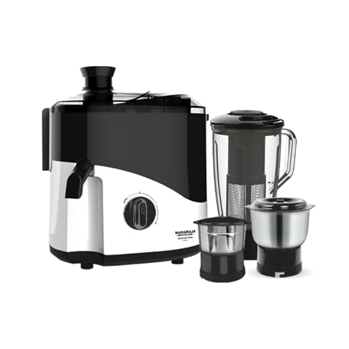 Maharaja Whiteline Odacio Pro Juicer Mixer Grinder With 3 Versatile Jars || 500 Watt ||…