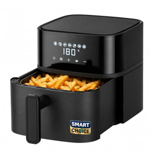 Lifelong Smartchoice 4.2L Digital Air Fryer |7 Preset Menus| Detachable Handle, Touch P…