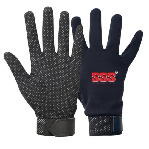 SSS Sports PVC Dotted Cricket Batting Gloves for Soft Tennis Ball | 1 Pair (2 Gloves) |…