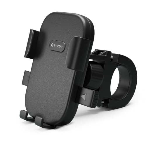 STRIFF UltraMount Bike Mobile Holder with Push Button Release, Adjustable Height, 360°…