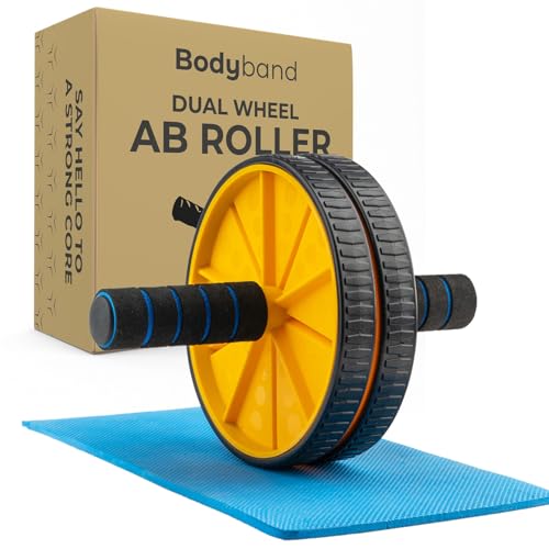 Bodyband Abs Roller For Men & Women Ab Roller Wheel For Home Gym Exercise Equipment For…