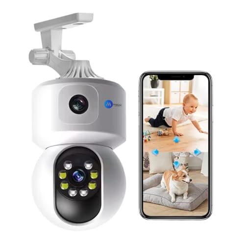 Maizic Smarthome 3MP Indoor WiFi Security Camera for Home | PTZ 360° View | Night Visio…