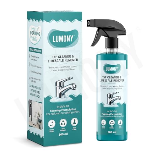 Tap Cleaner & Limescale Remover - 500 ml | Instantly Removes, Hard Water stains | Clean…