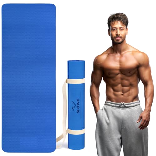 Slovic Anti Slip Yoga Mat for Woman [4 MM] | EVA Yoga mat for Man