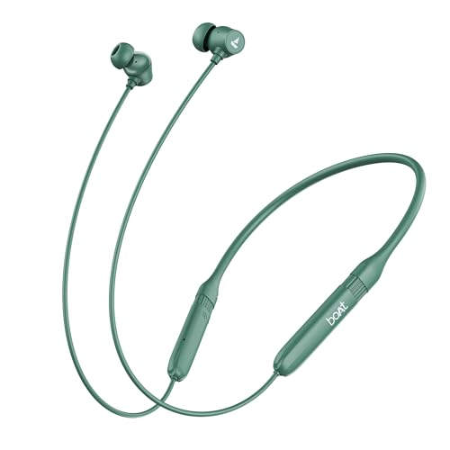 boAt Rockerz 301 ANC, (~30dB) ANC, 13mm Drivers,ENx, 40ms Low Latency, Hall Switch, Str…