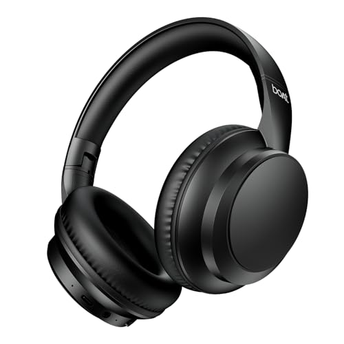 boAt Rockerz 371, 40mm Drivers, 50hrs Battery, 60ms Low Latency, ENx Tech, BT v5.4, Fol…