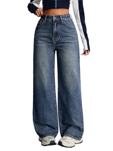 Nifty Women's Denim Stretchable High Waist Baggy Jeans for Women (1479_PBLU_26_Peacock_…