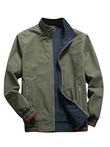 Lymio Jackets || Jacket for men || Lightweight Outwear Jacket (J-06-Green-S)
