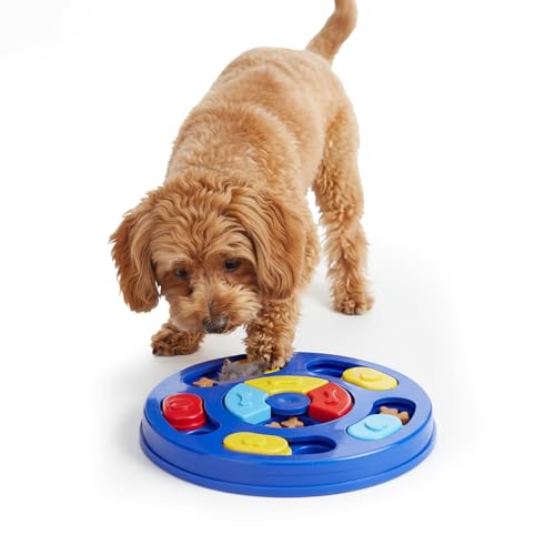 Amazon Basics Interactive Pet Puzzle Toy | Treat Dispensing Slow Feeder | Non-Slip Base…