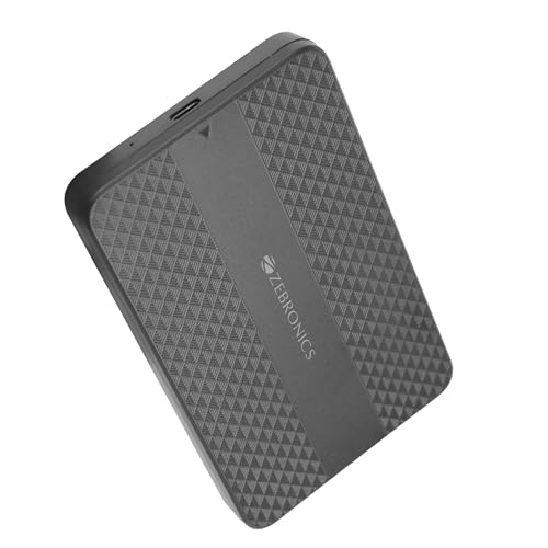 Zebronics 2.5" SSD/HDD Enclosure, Max. 6TB Storage, Upto 5Gbps Transfer Speed, Tool-Fre…
