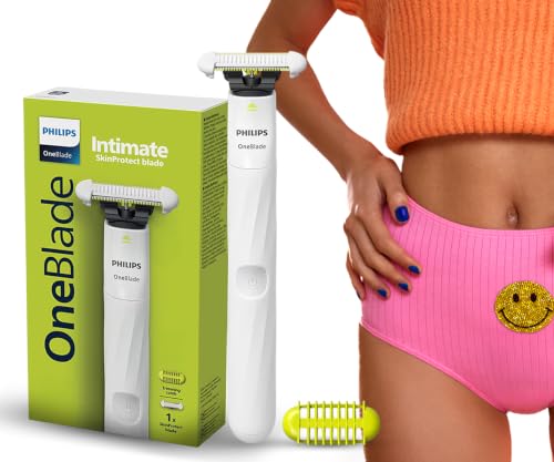Philips OneBlade Intimate #1 Gynaec Recommended*|2-in-1 Trimmer for Woman|3X Safer Pate…