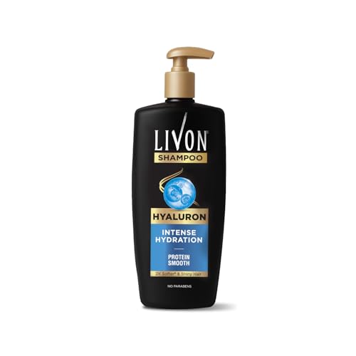 Livon Hyaluron Shampoo for Women & Men | Hydrates Dry & Dull Hair | 2x Soft & Shiny Hai…
