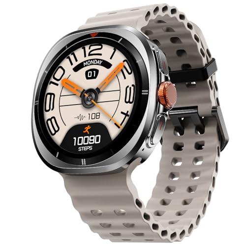 Fire-Boltt Axiom Round Smart Watch 1.43" Super AMOLED Display with Always-On Mode, Blue…